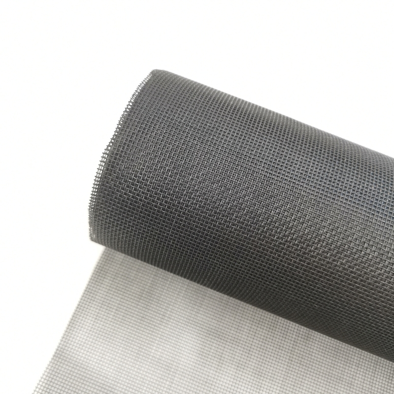Ringan tahan lama PET Mesh Screen Mudah dipasang 280g/m2 360g/m2 Hitam Abu-abu 15x11 Menghitung Mesh
