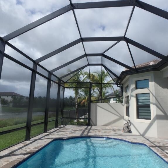 6-9ft PVC Fiberglass Screen 30m/100ft Panjang tahan hama untuk kolam renang luar dan teras