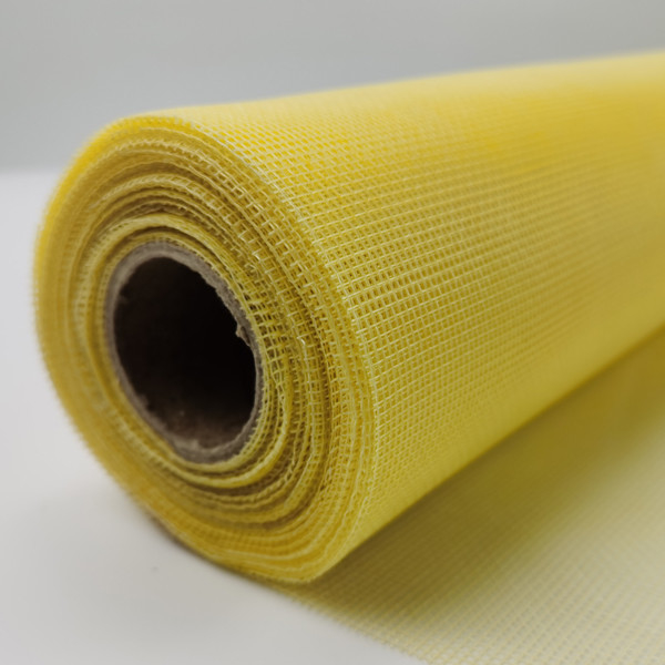 120g/M2 Berat Standar Fiberglass Window Screen Jenis Benang E-Glass awet