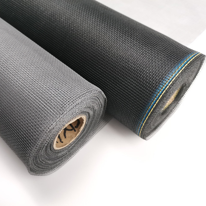 18x16 Ukuran Mesh Fiberglass Window Screen E Glass Yarn Anti Nyamuk Ringan