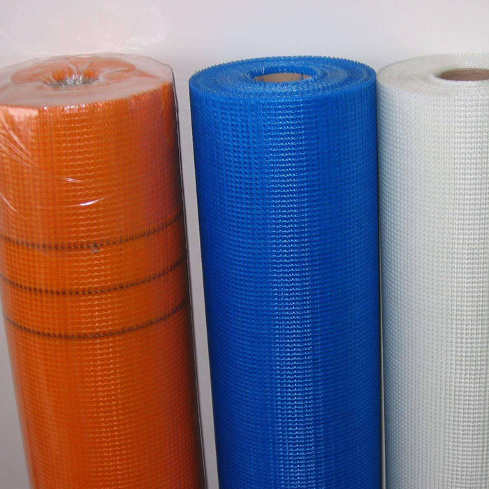 Fiberglass Reinforcing Mesh Wall Roll 1.2m Warna Hijau 800N Kekuatan tarik