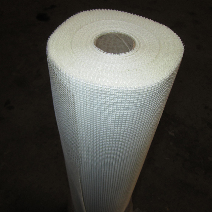 White C Glass Fiberglass Mesh / Glass Fiber Mesh Fabric Untuk Dinding 50m-200m Panjang Tahan Air