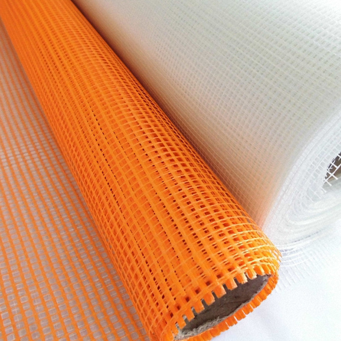 White C Glass Fiberglass Mesh / Glass Fiber Mesh Fabric Untuk Dinding 50m-200m Panjang Tahan Air