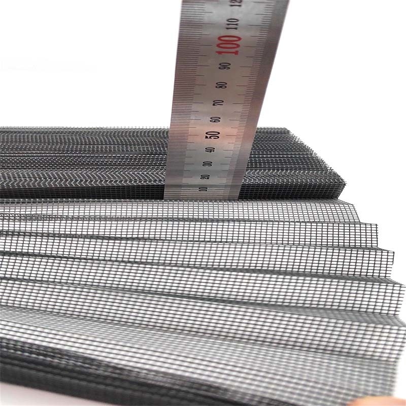 Plisse Lipat Insect Screen Untuk Pintu Jendela Retraktable Fly Screen UV / Waterproof