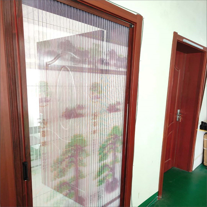 1mm Hitam Plissse Serangga Screen Anti Angin Serangga Jendela Mesh Untuk Udara Tawar Bersih Rumah