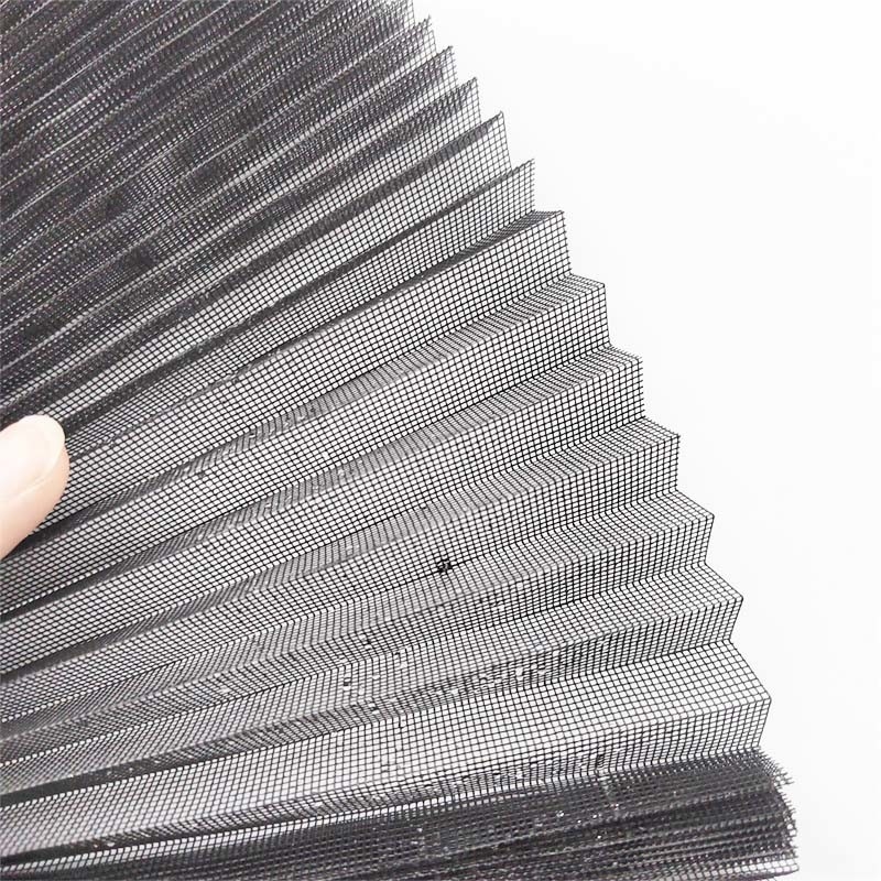 Ketahanan Tinggi Lembar Serangga Plisse Tahan Api Tinggi 14mm Pleated tahan air mata tahan abrasi