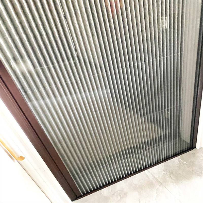 Peningkatan 18mm Tinggi Lipat Anti Serangga Plisse Screen Untuk Jendela Dan Pintu