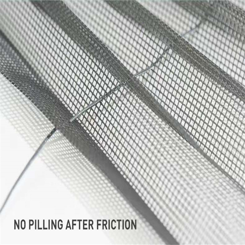 Layar Mesh Pleated yang Mudah Dipasang Untuk Jendela Rumah Lebar Plisse 0,5-3,5m
