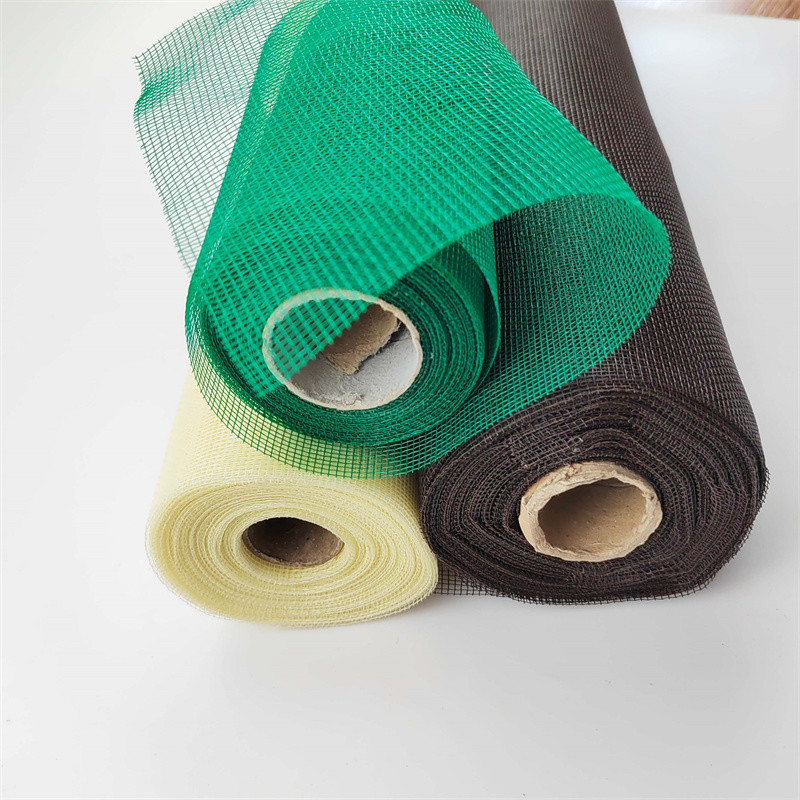 Korosi tahan serat kaca Tirai nyamuk / Serat kaca Fly Wire Mesh Untuk Bangunan