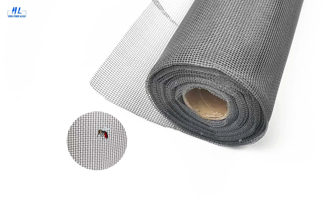 20x22 Fiberglass Fly Screen 0.3-3M Lebar 0.25mm Diameter benang 100g/M2 Berat standar