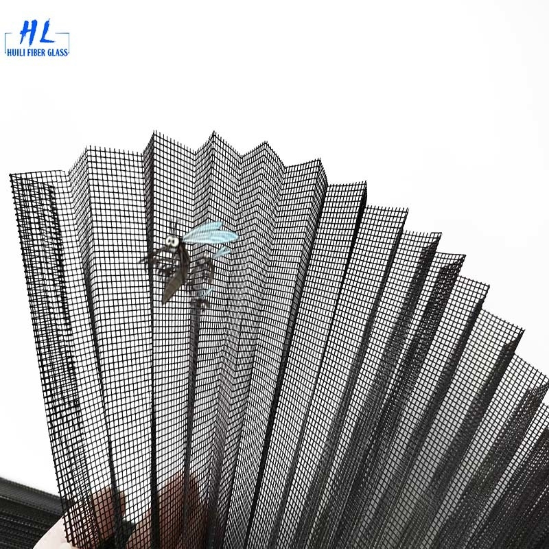 2.5m lebar pleated Insect Screen 120g / M2 Untuk pencegahan serangga bebas kerumitan