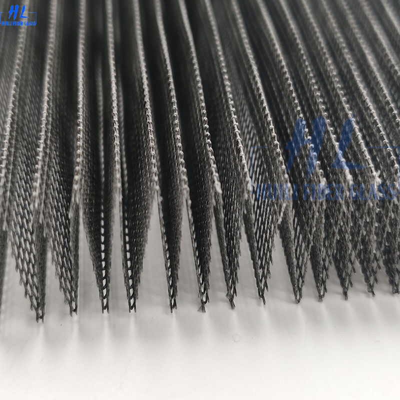 Layar Pleated Polyester yang tahan lama dan tahan lama untuk rumah modern