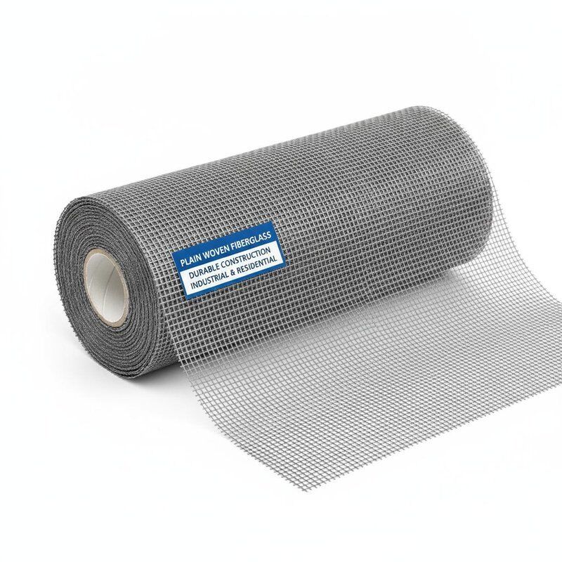 Fiberglass Plain Woven Bug Screen dengan konstruksi tahan lama yang cocok untuk industri dan perumahan