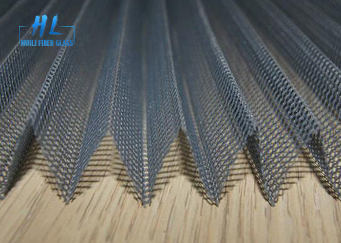 Anti Serangga Plisse Polyester PP PE Insect Screen Panjang Disesuaikan untuk Jendela dan Pintu