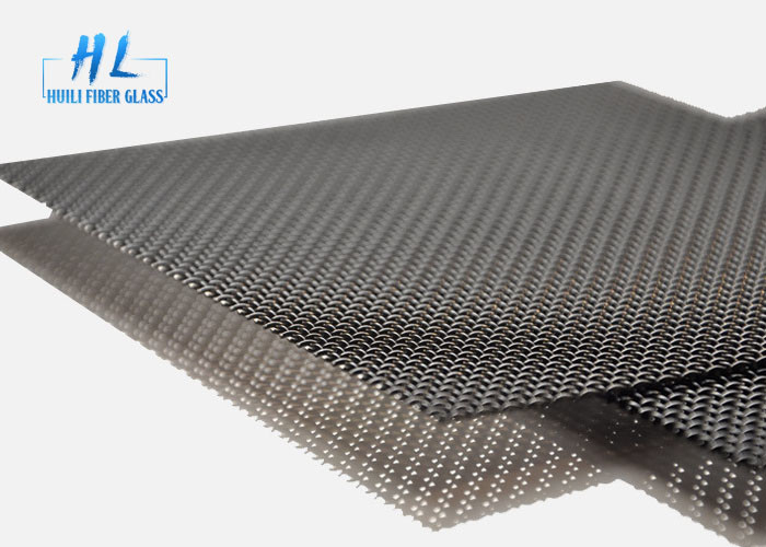 Layar Warna Hitam Stainless Steel 304 Keamanan Antipeluru Lebar 0,7-1,5m