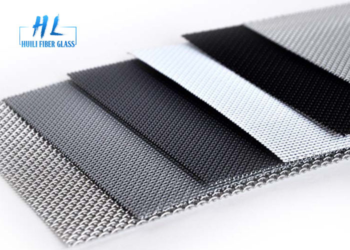 Layar Warna Hitam Stainless Steel 304 Keamanan Antipeluru Lebar 0,7-1,5m