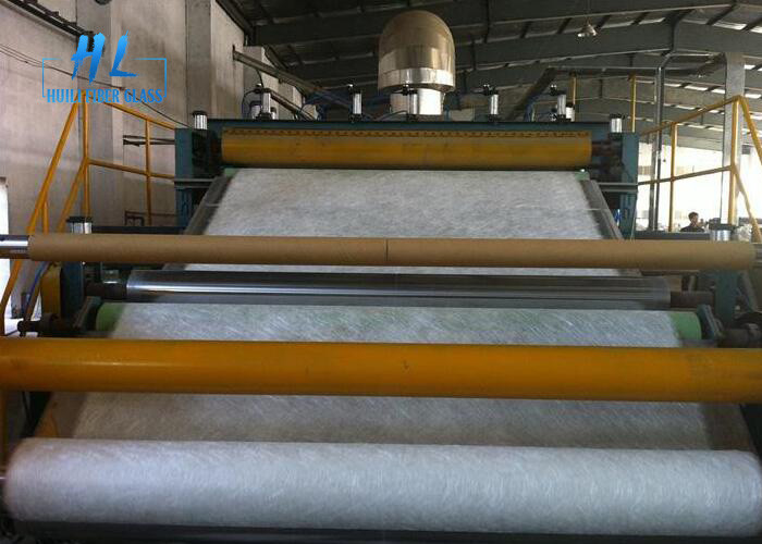 White Silane Based E Glass Fiberglass Mat untuk Polyester Vinyl Ester Epoxy Resin