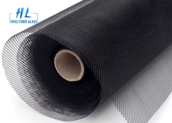 Mudah Dibersihkan Layar Serangga Fiberglass Warna Hitam Dan Abu-abu Digunakan Untuk Bangunan