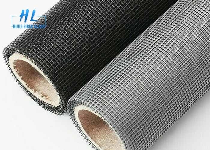 Mudah Dibersihkan Layar Serangga Fiberglass Warna Hitam Dan Abu-abu Digunakan Untuk Bangunan