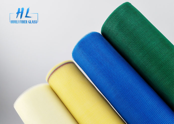 Jendela Layar Nyamuk Berwarna Fiberglass Kelambu Terbang Bukti Dengan PVC