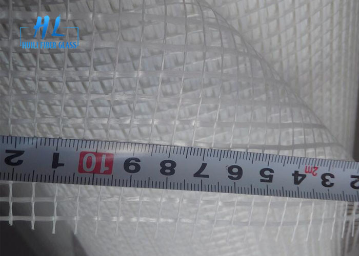 Fiberglass Mesh 4 * 4mm 160g Tahan Alkali Untuk Dinding Luar Dan Atap