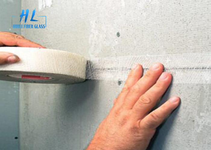 Sampel Gratis C Pita Fiberglass Mesh Self Adhesive Glass Untuk Panas Hingga 500°C