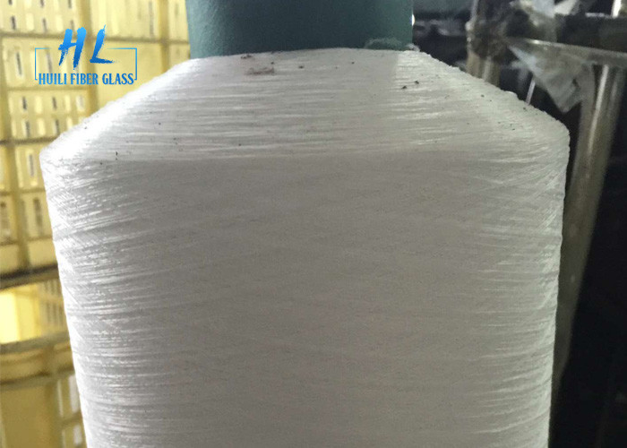 0.25mm Hitam PVC Dilapisi Fiberglass Benang Tahan Api Untuk Menenun Layar Serangga