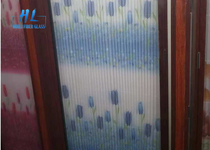 Layar Serangga Warna Abu-abu Plisse Dengan Ventilasi Udara Yang Baik Tahan Karat / Tahan Api