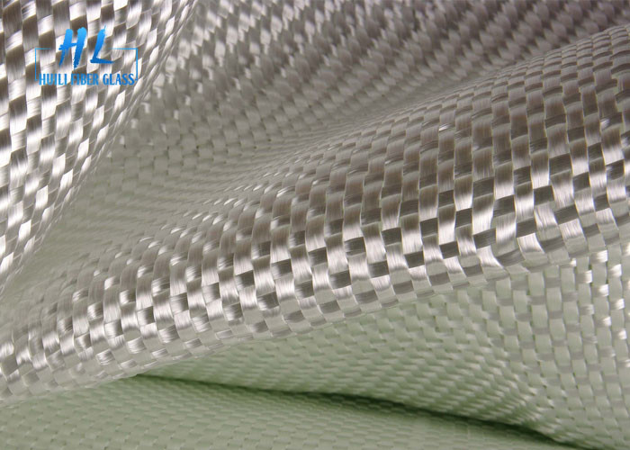 Silicon Coated E Glass 200gsm Kain Serat Kaca Putih Roll Plain Weave untuk Aplikasi Industri