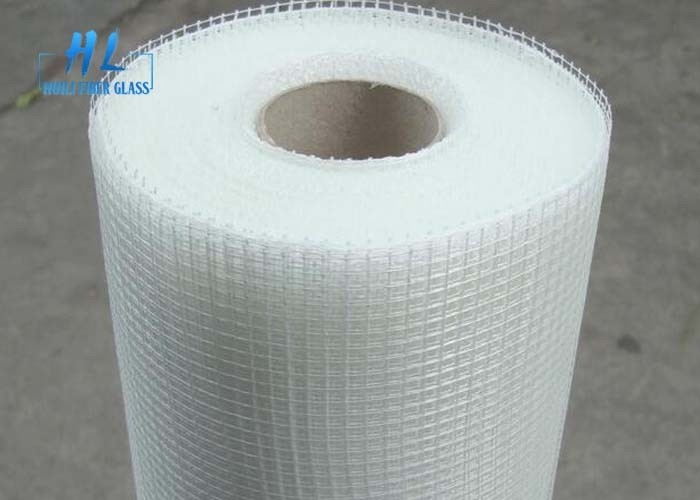 90g Fiberglass Netting Mesh 5 * 5mm 1m * 50m Untuk Sistem Fasad Mudah Diangkut