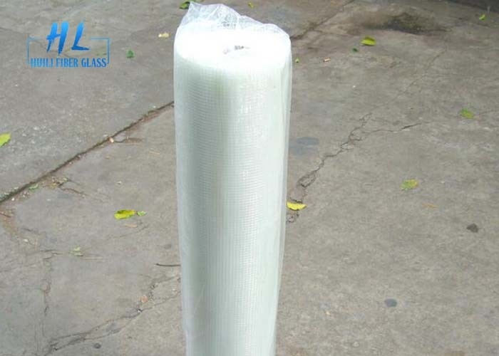90g Fiberglass Netting Mesh 5 * 5mm 1m * 50m Untuk Sistem Fasad Mudah Diangkut