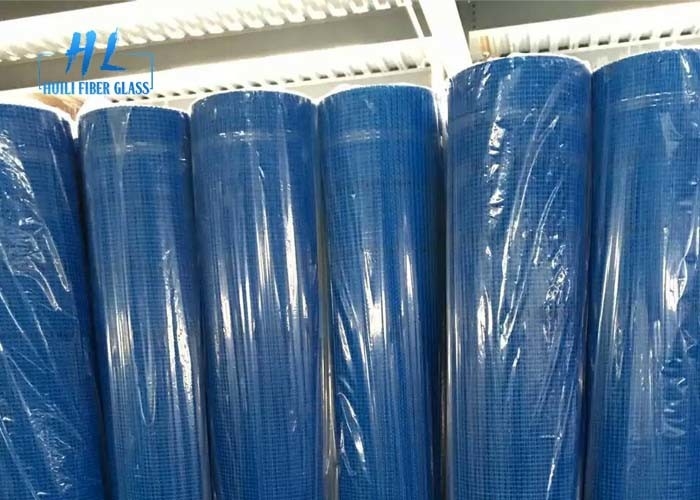 Blue Fiberglass Wire Mesh, C Glass Fiberglass Seam Tape Untuk Penguatan Dinding