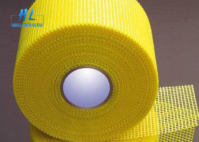 50m C Tape Kain Kaca Tape Fiberglass Mesh Tape Sampel Bebas Tahan Kelembaban Tape Tunggal Sisi