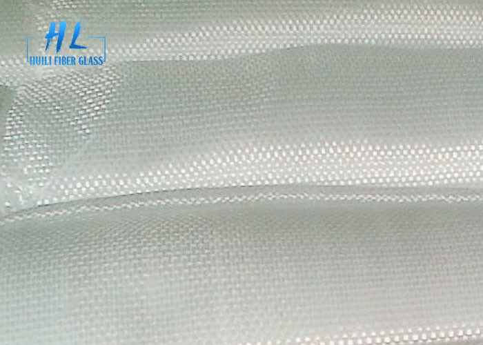 Silicon Coated E Glass 200gsm Kain Serat Kaca Putih Roll Plain Weave untuk Aplikasi Industri