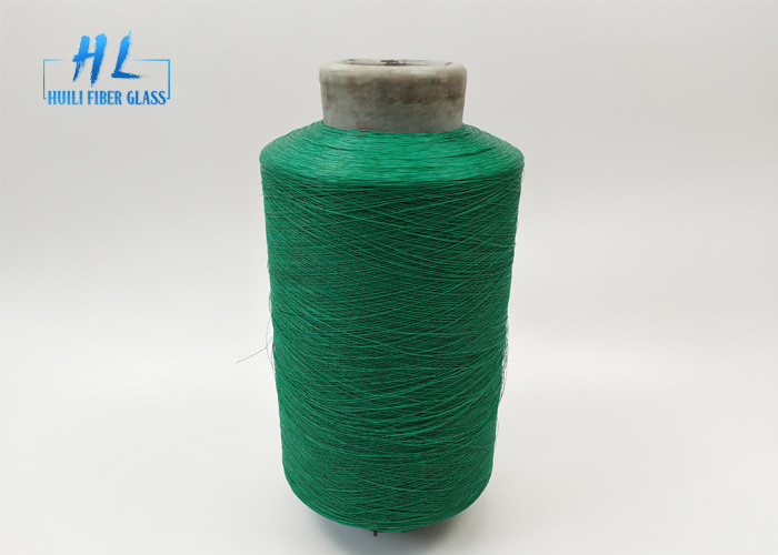 34 Tex 1/0 PVC Lapisan Fiberglass Benang Dengan Tahan Air Yang Sangat Baik Untuk Pengemasan Karton