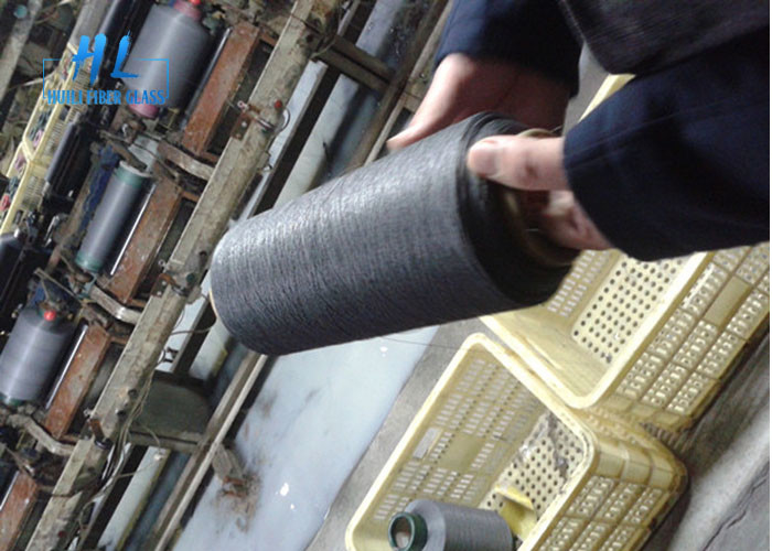 Top- Fiber Glass Yarn Coated By Pvc Fiber Glass Yarn Coated Pvc dengan ketahanan air yang sangat baik