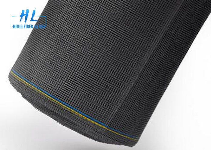 Hitam Nyamuk Bukti 18 * 16 120g Standar Layar Serangga Fiberglass Untuk Jendela Dan Pintu