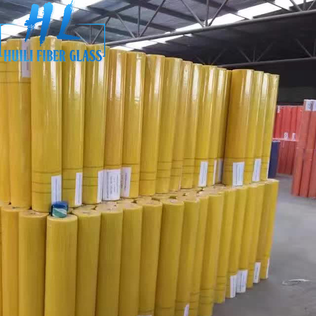 10x10mm Warna Putih 110 g / m2 Fiberglass Mesh Untuk Kelereng, Umur Panjang