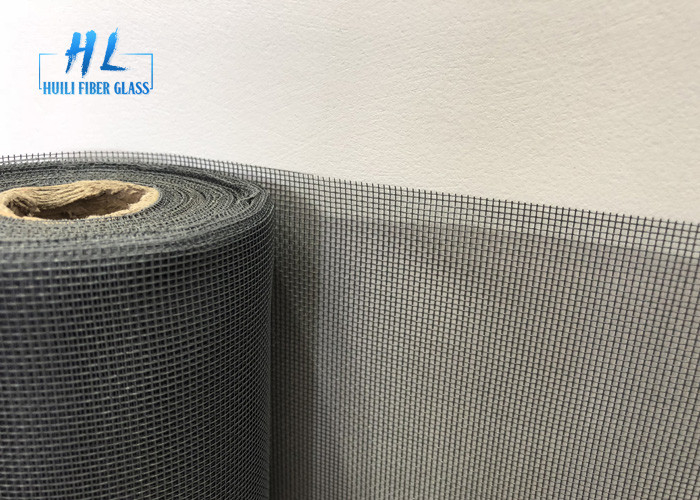 120g 18 * 16 Kelambu Fiberglass Tahan Api Warna Abu-abu Untuk Jendela dan Filter