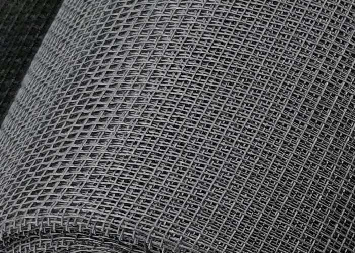 Hitam Abu-abu Warna 30m Per gulung Jaring kawat fiberglass Untuk Windows