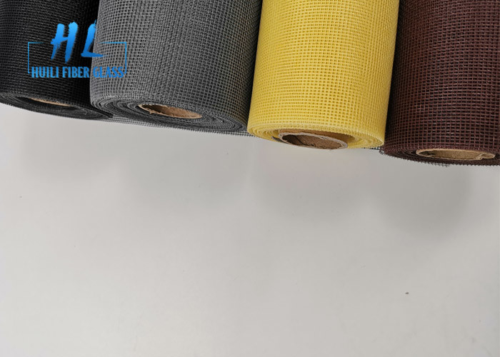 Fireproof Warna Hitam 18 * 16 Fiberglass Kelambu Untuk Pasar Italia
