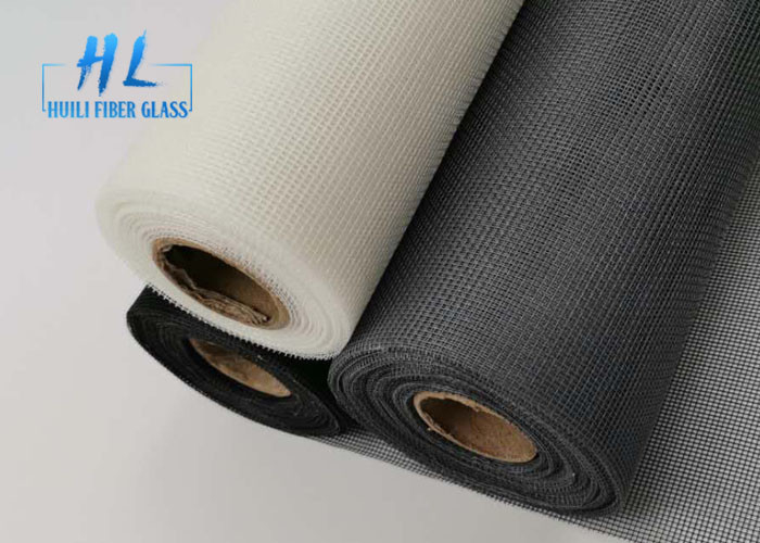Disesuaikan 17 * 14 Gading Warna Kelambu Fiberglass Dengan Tepi Warna