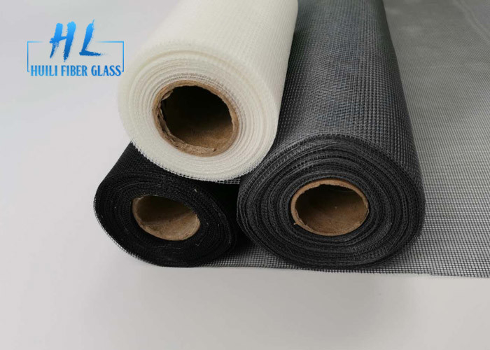 17 * 14 Gading Warna PVC Coated Fiberglass Kelambu Untuk Windows