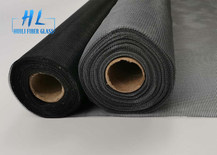 Selvedge Fiberglass Bug Screen / Fiberglass Fly Screen Diameter benang 0,25mm untuk tempat tinggal