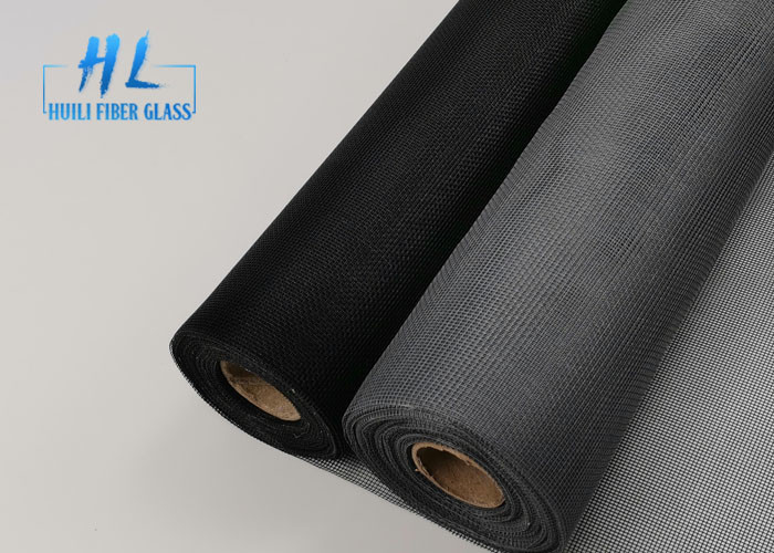 17 * 16 Warna Abu-abu 120g Layar Serangga Fiberglass Untuk Windows Dan Pintu