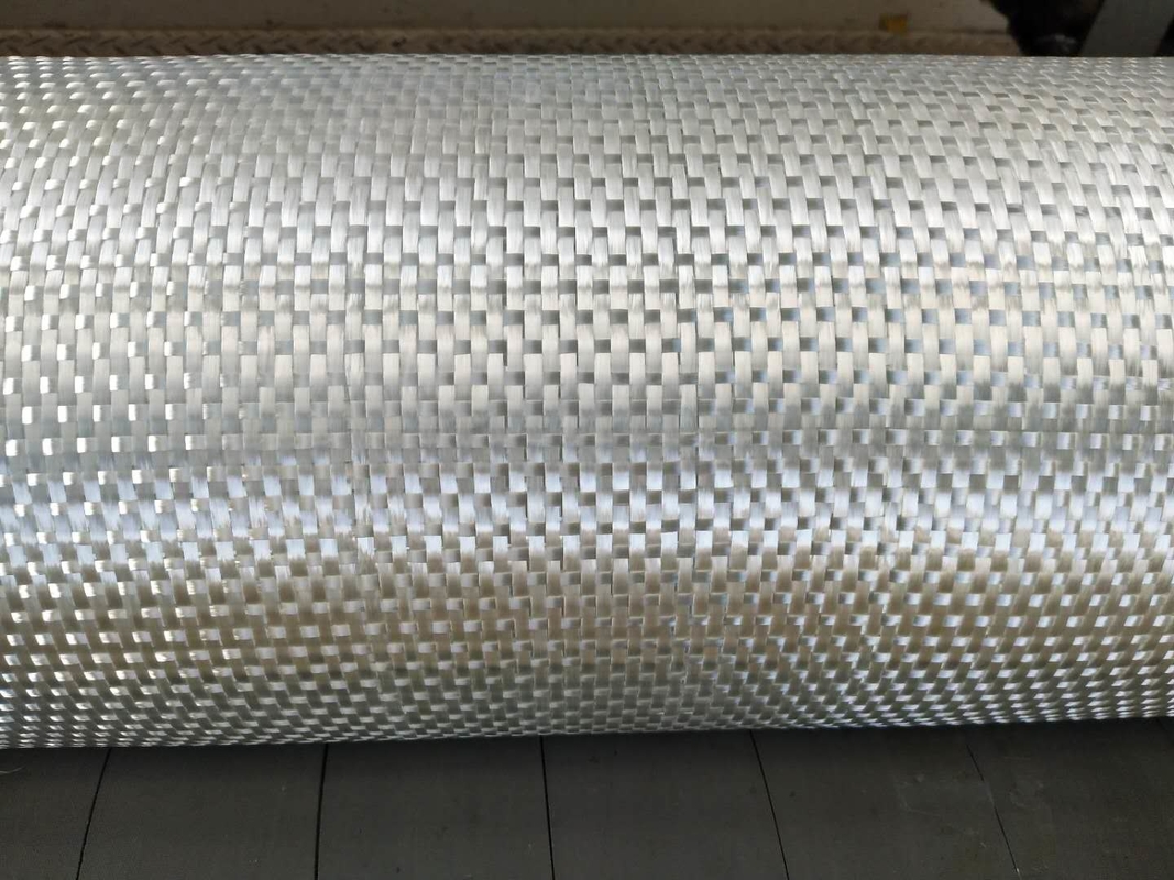 Pasar India 1m Tenun polos Kain Serat Kaca Alkali Bebas Temp Resistance Sampai 550°C