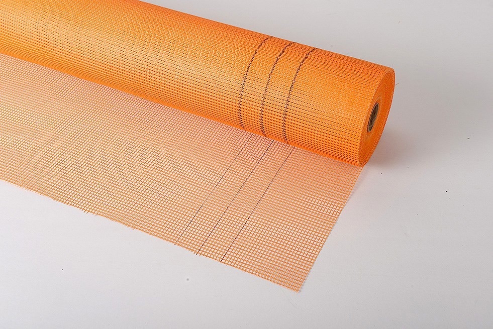 75g 60g 4 * 4 5 * 5 Fiberglass Mesh C - Benang Kaca Untuk Dukungan Marmer