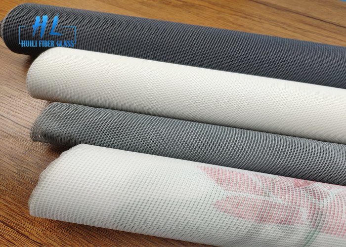 Kain denim poliester katun hitam dengan ketahanan UV Tenun polos 300N / 5cm Kekuatan tarik