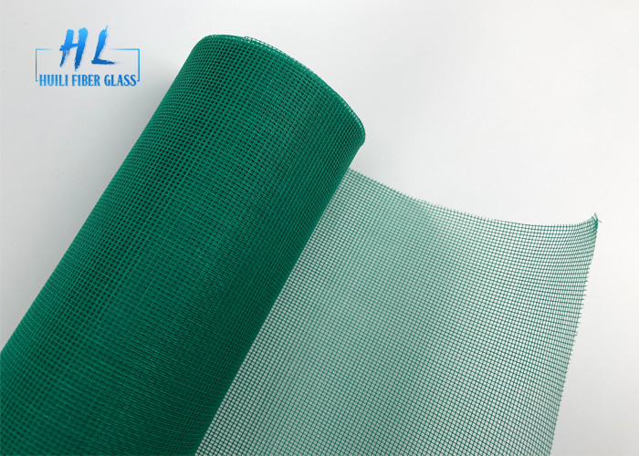 18 * 16 Mesh 120g Layar Jendela Fiberglass Terbang Layar Mesh Dengan Warna Hijau
