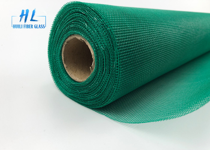 18 * 16 Mesh 120g Layar Jendela Fiberglass Terbang Layar Mesh Dengan Warna Hijau